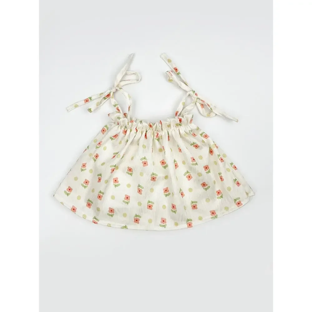 Large Bartholomew Bear clothes outfits - Floral Tie Dress